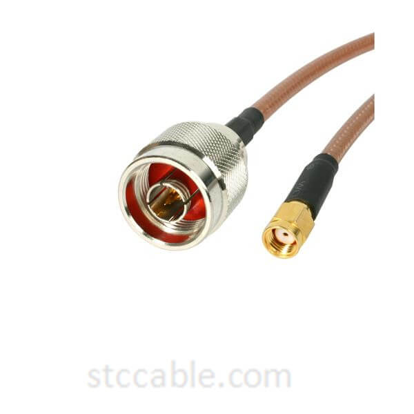 1 ft N-Male to RP-SMA Wireless Antenna Adapter Cable – male to male