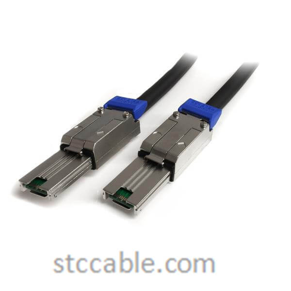 1m External Mini SAS Cable – Serial Attached SCSI SFF-8088 to SFF-8088
