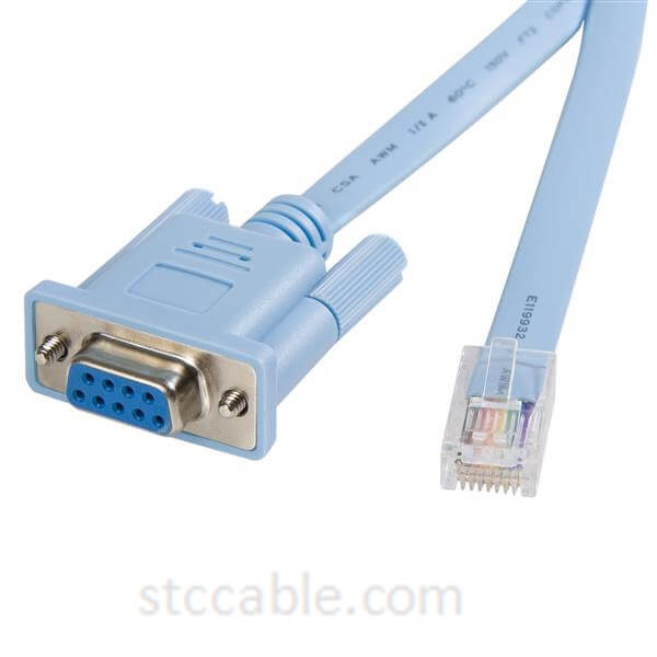 6 ft RJ45 to DB9 Cisco Console Management Router Cable – male to female