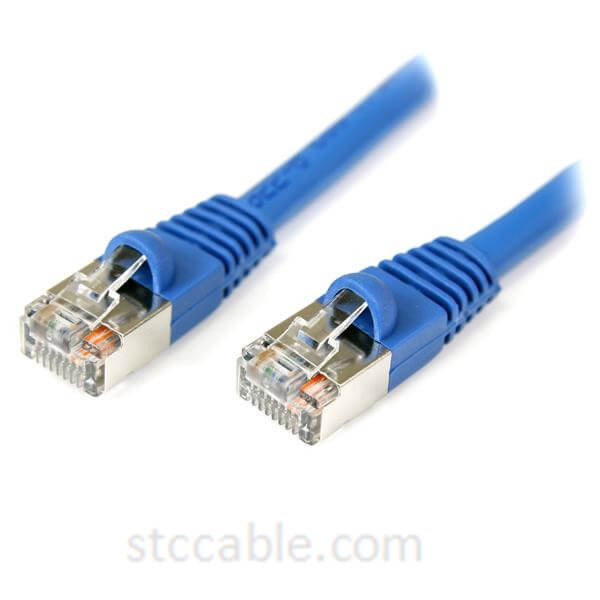 3 ft (0.9m) Shield Blue Cat 5e Cables