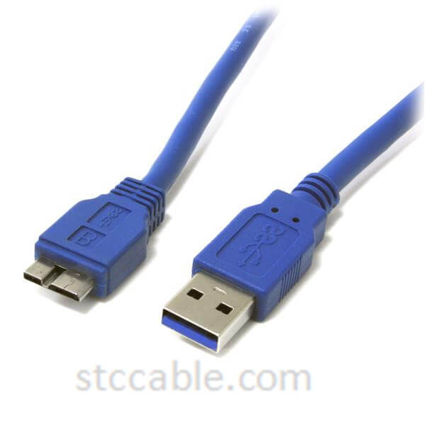 Quality Inspection for 20 Way Idc Flat Rainbow Ribbon Cables - 1 ft SuperSpeed USB 3.0 Cable A to Micro B – STC-CABLE