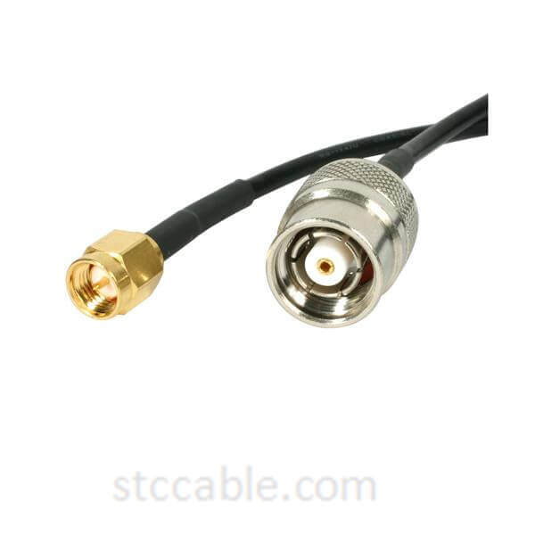 10 ft RP-TNC to SMA Wireless Antennas Adapter Cable – male to male