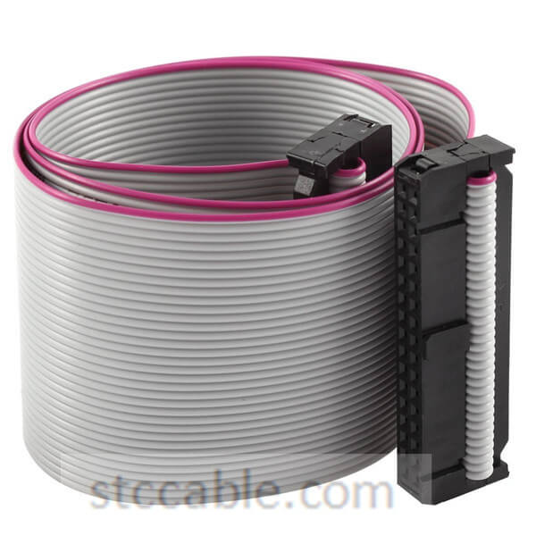 2.54mm Pitch 2x17P 34 Pin 34 Wire female to female IDC Flat Ribbon Cable 18 inch