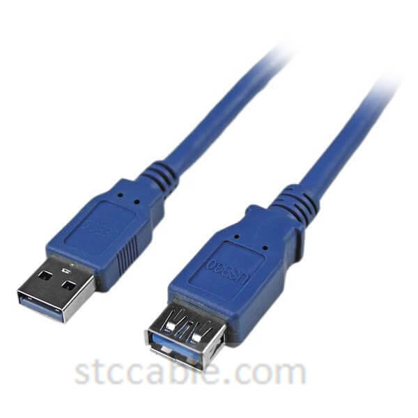 6 ft SuperSpeed USB 3.0 Extension Cable A to A – Male to female