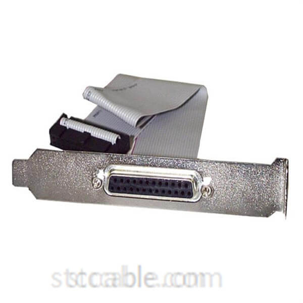 Good Quality Type C Male To Usb3.0 Micro B Cable - 16in DB25 Parallel Female to IDC 25 Pin Header Slot Plate – STC-CABLE