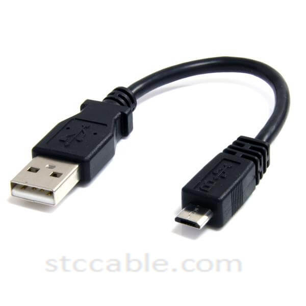 Ordinary Discount Usb3.1 Type C To Hdmi - 6in Micro USB A – Micro B cable – STC-CABLE