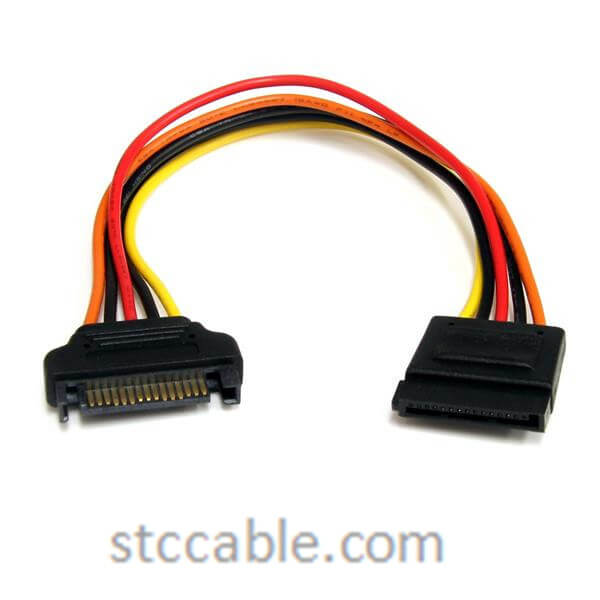 factory Outlets for For Samsung Usb Otg Cable - 8in 15 pin SATA Power Extension Cable – STC-CABLE