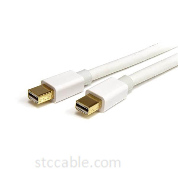 1m (3 ft) White Mini DisplayPort 1.2 Cable male to male – Mini DisplayPort 4k
