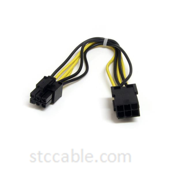 China Gold Supplier for China Gold Manufacturer Usb3.0 Typec Cable - 8in 6 pin PCI Express Power Extension Cable – STC-CABLE