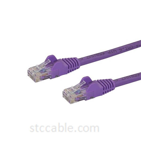Manufactur standard Sff 8482 Mini Sas Cables - 1 ft (0.3m) Snagless Purple Cat 6 Cables – STC-CABLE