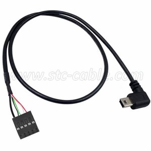Wholesale OEM Custom DuPont-mini 5P to terminal USB cable for mini USB cable