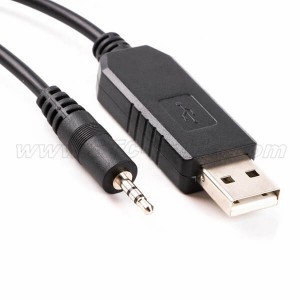 usb rs232 serial cable with 2.5mm stereo jack kable