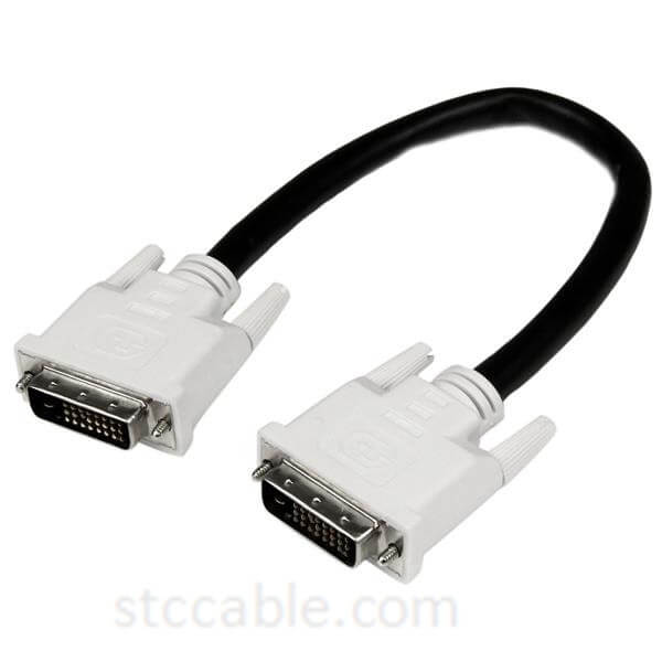 China New Product Idc Rainbow Ribbon Cable Custom - 1ft Dual Link DVI-D Cable – 1ft  DVI Cables – STC-CABLE