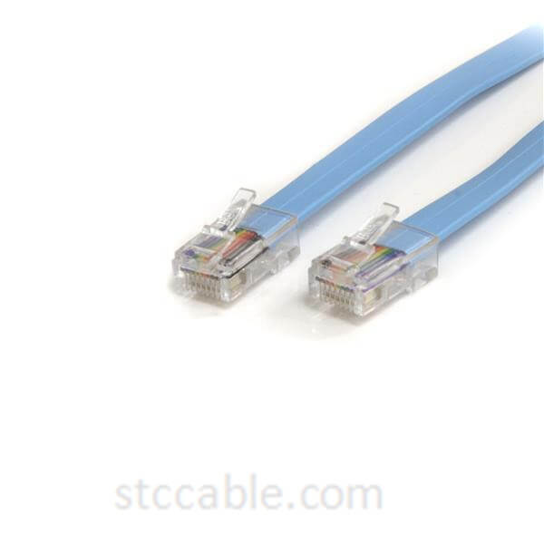 OEM Customized Cat 5e Price Custom - 6 ft Cisco Console Rollover Cable – RJ45 male to male – STC-CABLE