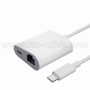 USB C to Ethernet Adapter with charging