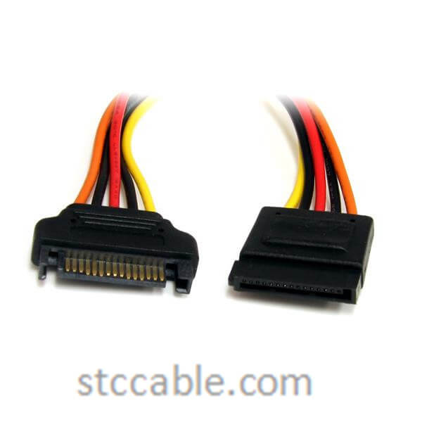 factory low price Usb Panel Mount Cable - 12in 15 pin SATA Power Extension Cable – STC-CABLE