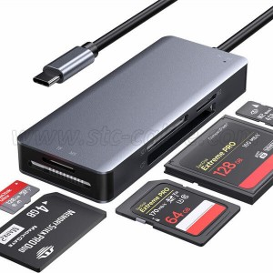 USB C SD Card Reader 5 in 1