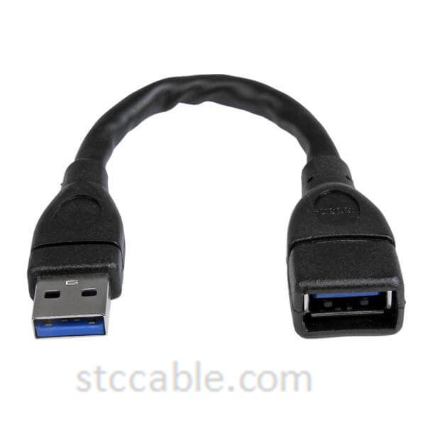 USB 3.0 A to A Extension Cable – 6in, Black  USB 3.0 Cables