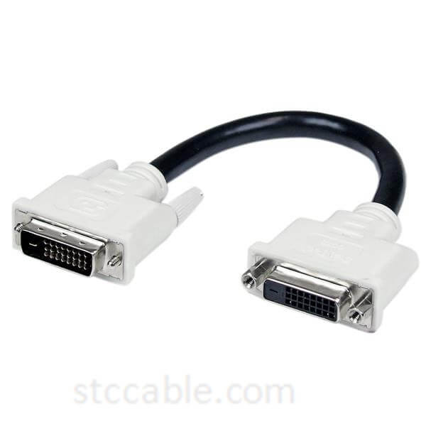 6in DVI-D Dual Link Digital Port Saver Extension Cable male to female