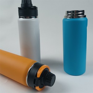 600ml Straight Insulated Stainless Steel Sublimation Blanks With Folding Lid