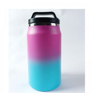 Design Custom 1.9L Wide Mouth Water Bottle Thermos Flask Stainless Steel Ice Jar