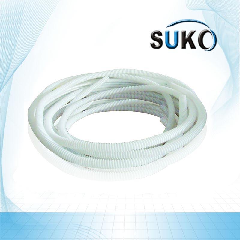 1/2 Inch PTFE Convoluted Tubing/Hose White