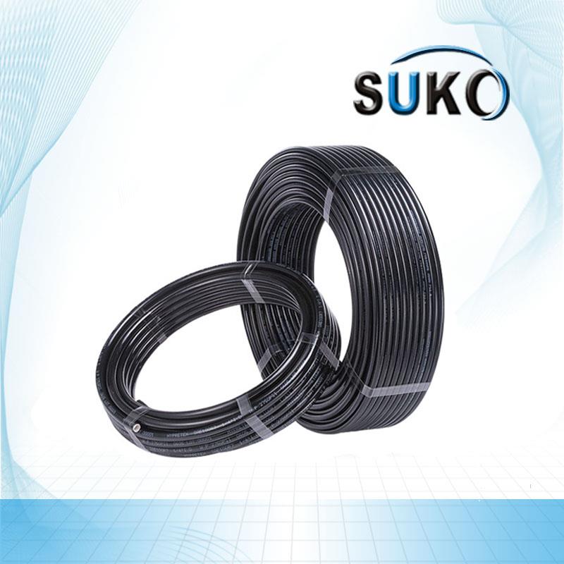 China wholesale PTFE Convoluted Tubing - Black PTFE Tube/Pipe/Hose OD 6mm ID 4mm – SuKo
