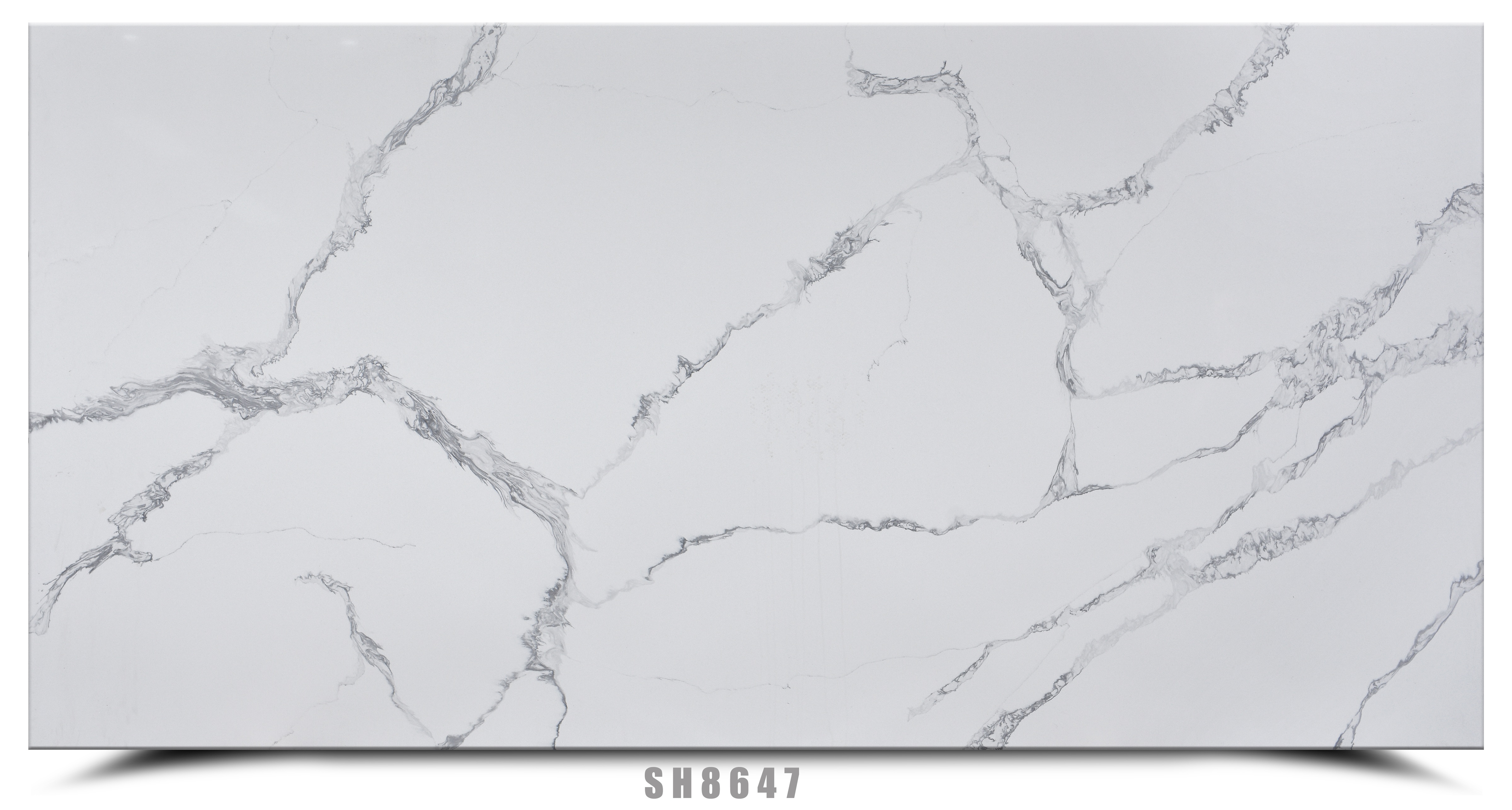 line veins calacatta quartz for kitchen countertops Featured Image