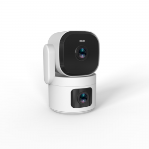  Full HD Indoor Home Security Surveillance Indoor Ptz Smart CCTV Dual Lens Icsee Camera Wifi Baby Monitor Camera