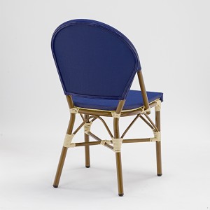 Patio Fabric bambusz festés egymásra rakható sötétkék szék