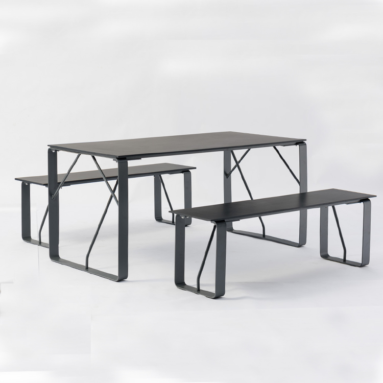 Cheap price  Outdoor Dining Table Set  - Simple Aluminium Garden Dining Set – Sun Master