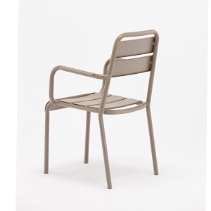 Велепродаја Једноставна лагана алуминијумска трпезаријска столица