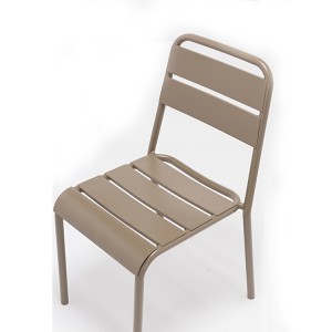 Wholesale Simple Lightweight Aluminium Dining Chair