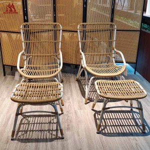 Sun Lounge Round Rattan Wicker Deck Chair