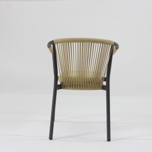 Новый эластичный водонепроницаемый веревочный плетеный стул для патио