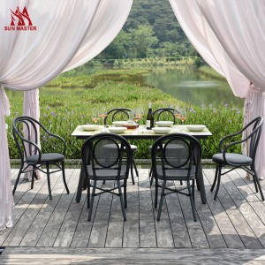 All Weather Contemporary Fabric Garden Dining Set