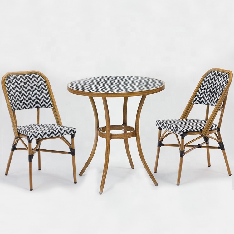 Outdoor Textilener Fabric Bistro Dining Set Featured Image