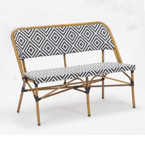 Patio Fabric Textilener 2-ადგილიანი სკამი