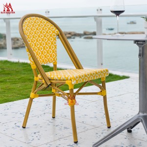 Customized Patio Rattan Wicker Dining Chairs