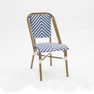 Пластични ратан плетен Бистро столчиња за натрупување