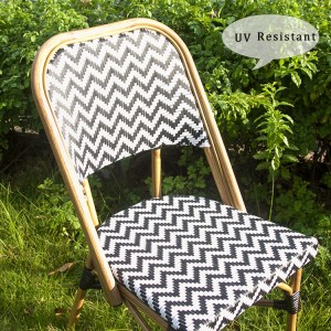 Outdoor Textilener Fabric Bistro Chair