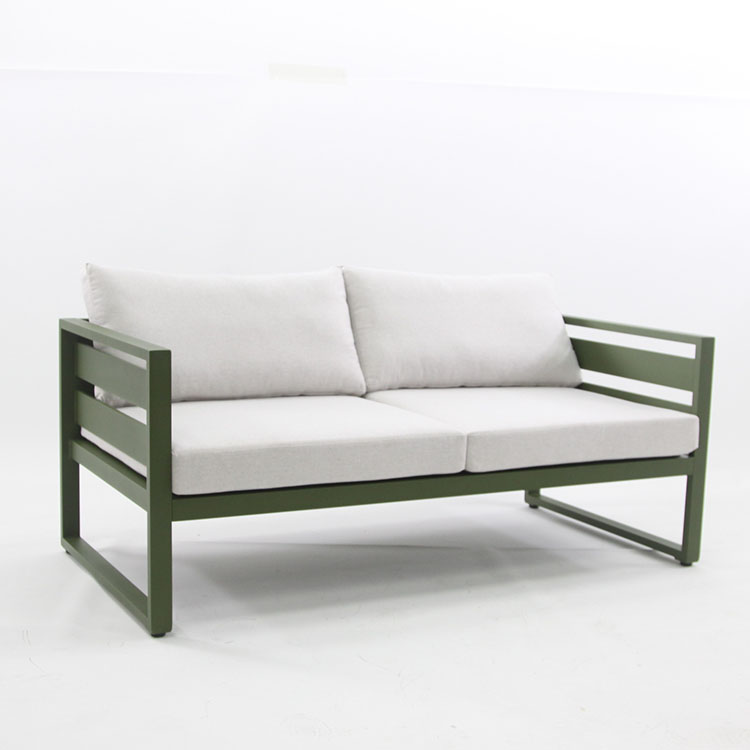 Conjunto de sofá de secagem rápida KD verde jardim