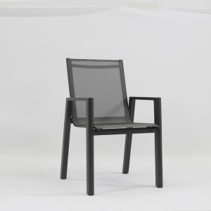 Лесни столици со еластична ткаенина за внатрешен двор