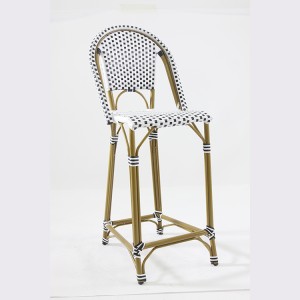 Outdoor Rattan Wicker Stackable High Bar Chair