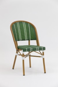 Stackable Patio Rattan Wicker Bistro Chair