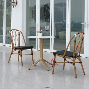 Bamboo Patio Dining Bistro Chair