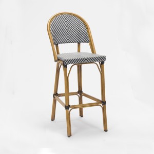 Npuag Textilener Bistro High Bar Chair