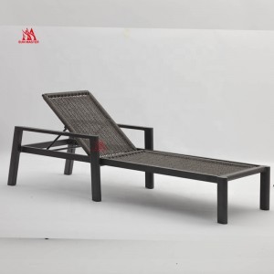 Verstelbare Elastiese Tou Woven Chaise Sun Lounge
