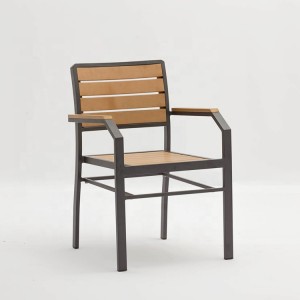 Modern Plastic Wood Bistro Chair