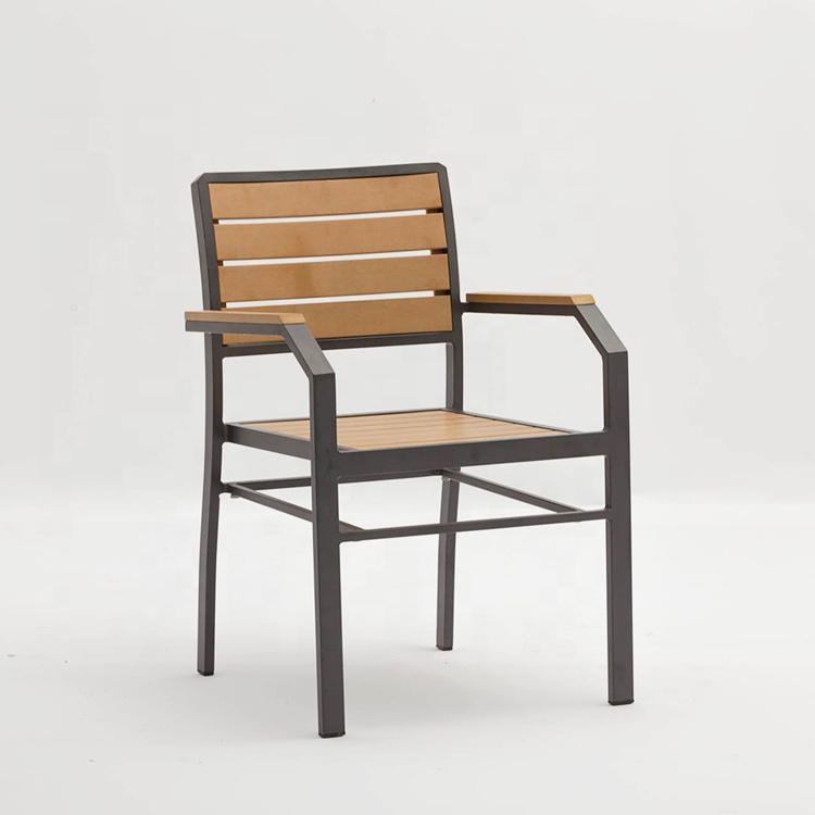 Outdoor plastic wood chair